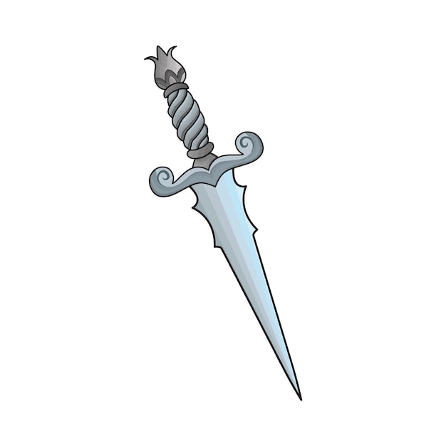 Vector illustration of sword