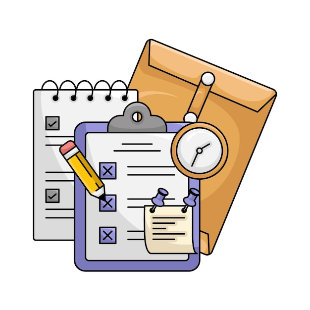 Vector illustration of task