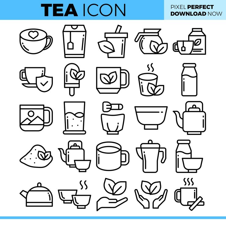 illustration of tea