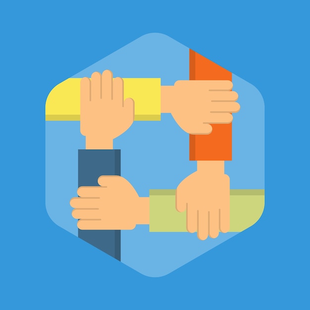 illustration of teamwork