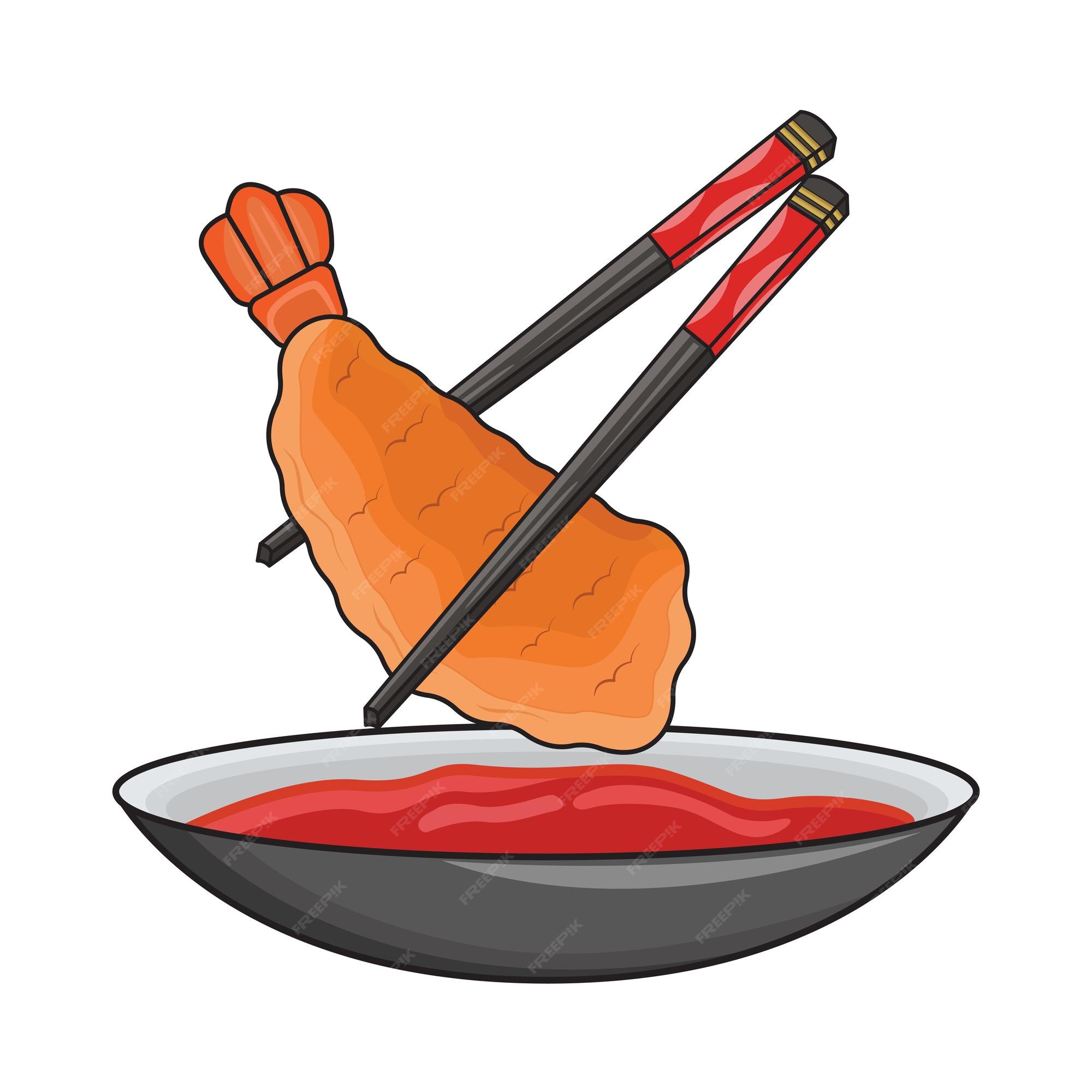 Premium Vector | Illustration of tempura
