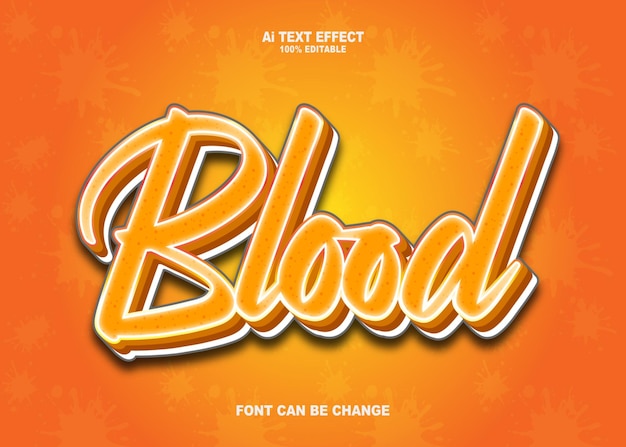 Illustration Text Effect Modern Style