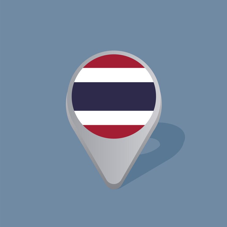 Vector illustration of thailand flag template