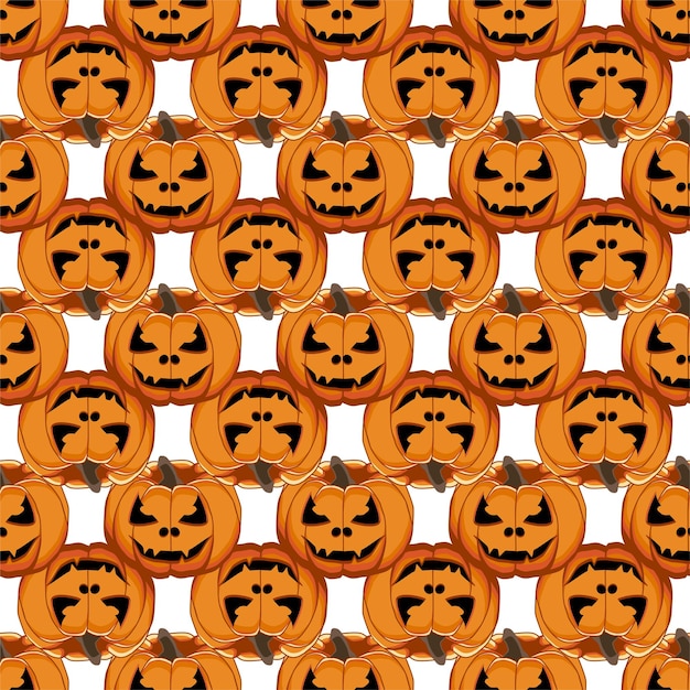 Vector illustration on theme big colored pattern halloween