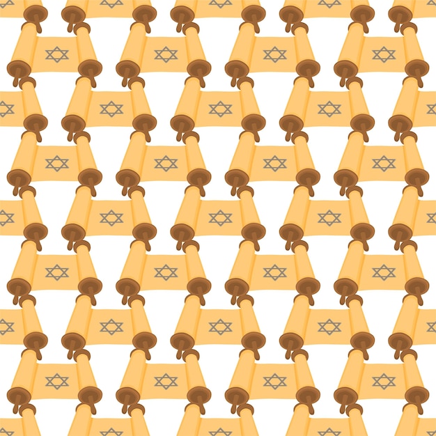 Illustration on theme big colored pattern torah