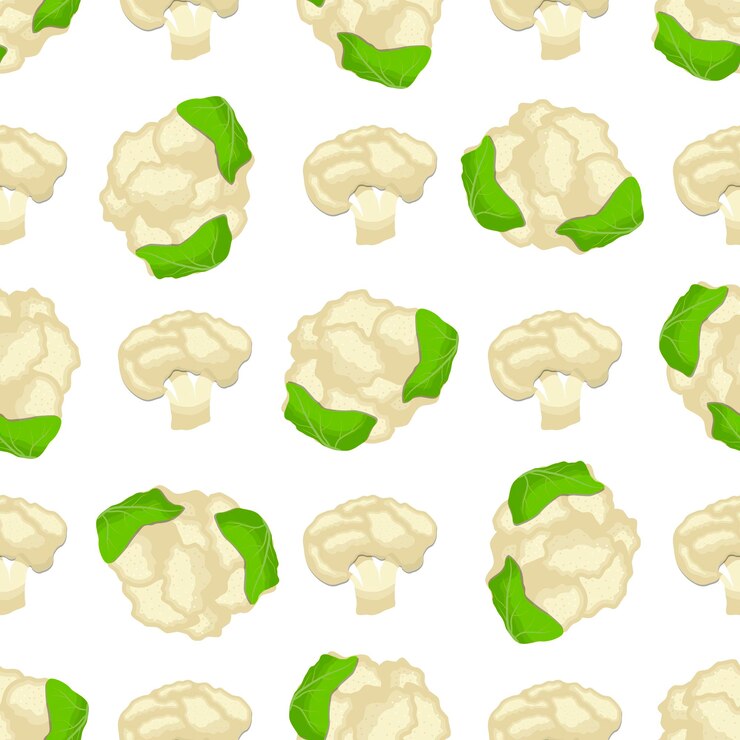 Vector illustration on theme of bright pattern cabbage