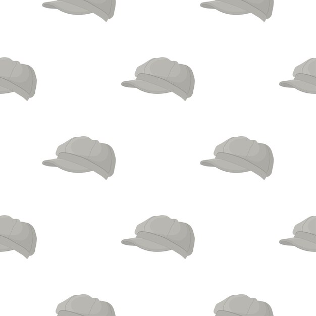 Vector illustration on theme colored pattern hats visor