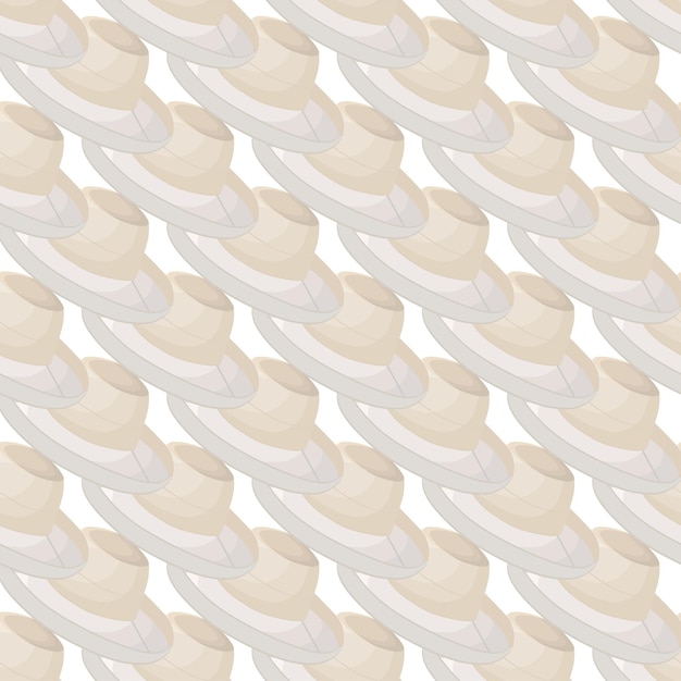 illustration on theme pattern women sun hats