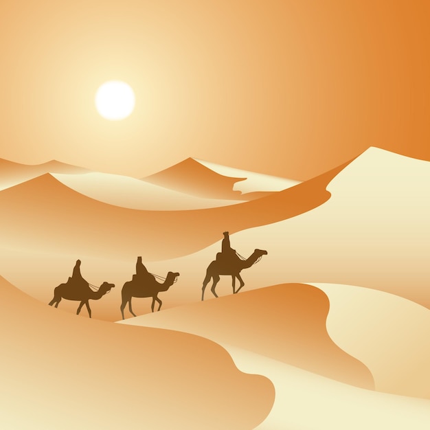 Illustration of Three Kings Day. Epiphany day.