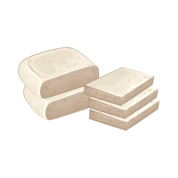 Illustration of tofu