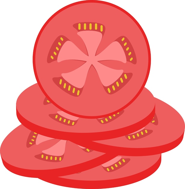 Vector illustration of tomato