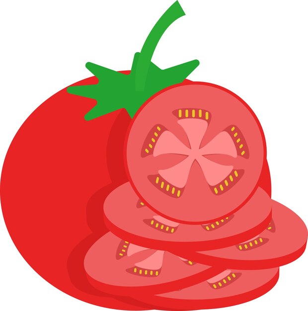 Illustration of tomato