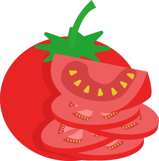 Illustration of tomato