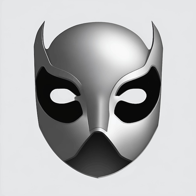 Vettore illustrazione della maschera tradizionale maschera super eroe maschera viso personaggio maschera cartone animato vettore