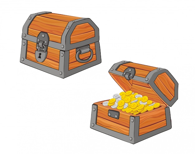 illustration of treasure chest