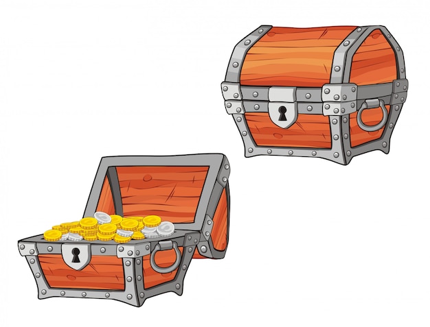 illustration of treasure chest