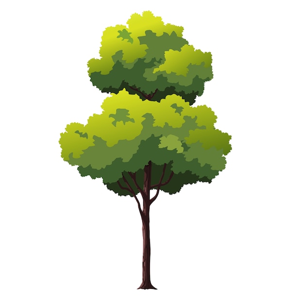 Иллюстрация дерево для мультфильма
