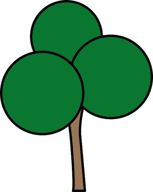 Vector illustration of tree