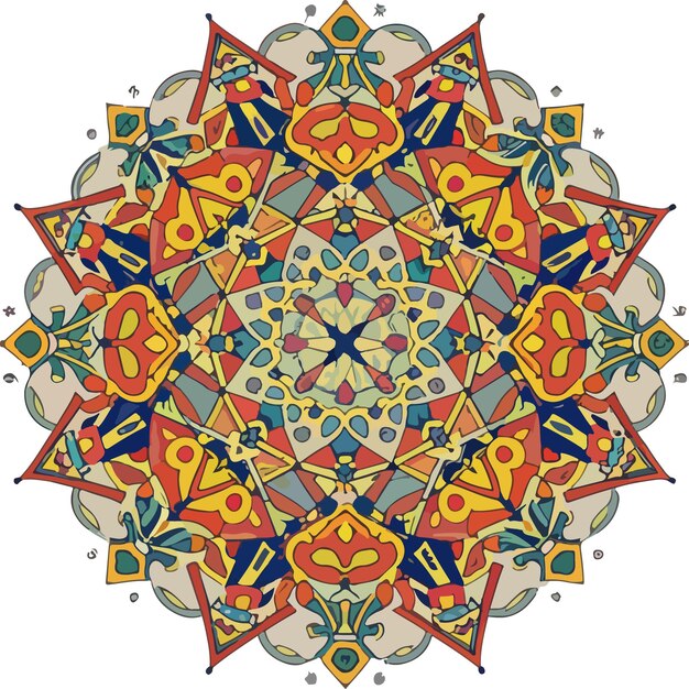Illustration of triangle and circles vector a symmetrical geometric ...