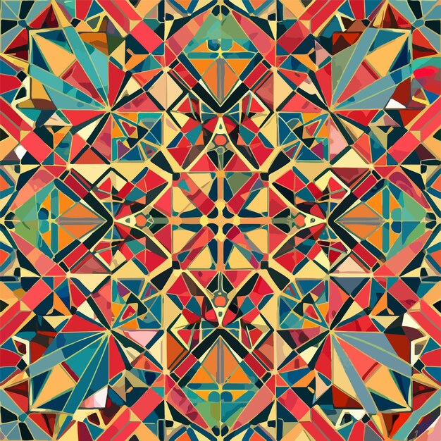 Illustration of triangle and circles vector a symmetrical geometric ...