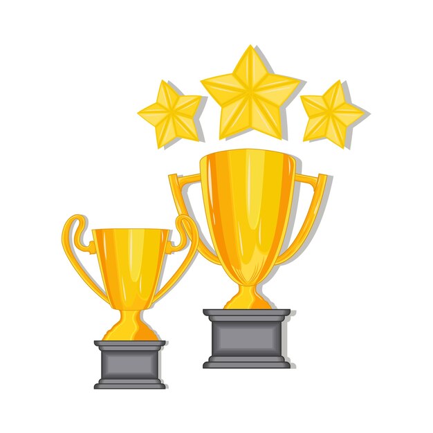 Vector illustration of trophy