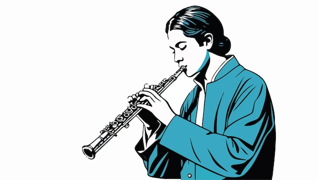 Illustration of a trumpeter