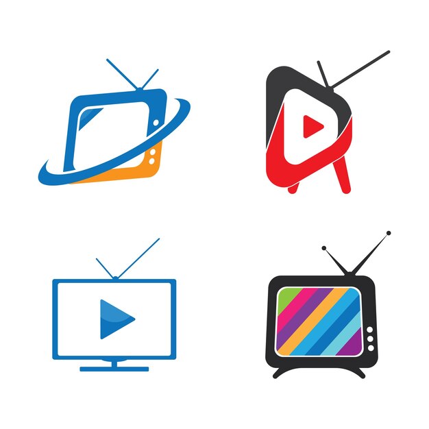 The Illustration of TV logo