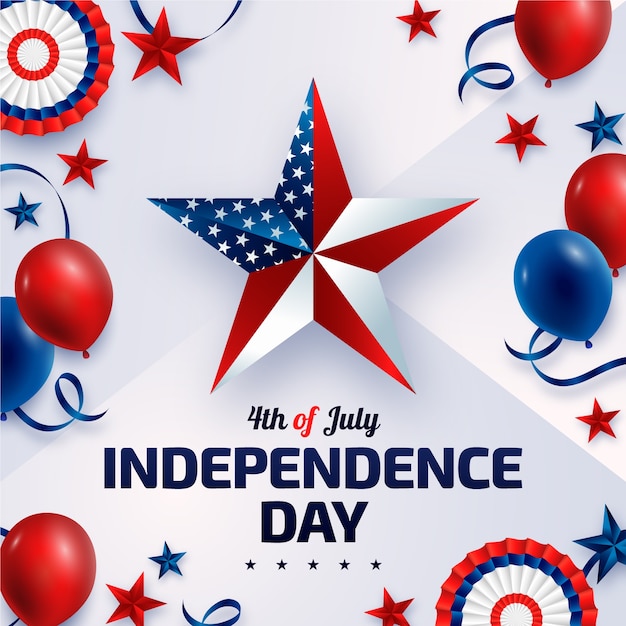 Illustration for usa independence day celebration