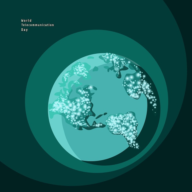 Vector illustration vector earth for theme tech