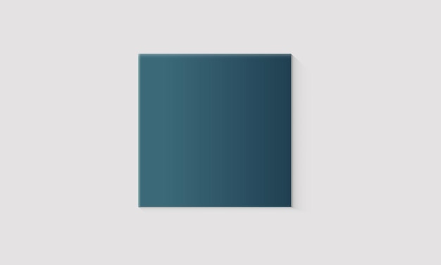 Vector illustration vector empty square canvas frame