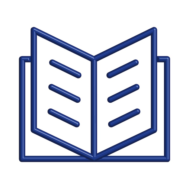 Illustration Vector graphic of book icon template