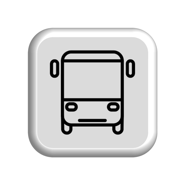 Illustration Vector graphic of Bus icon template