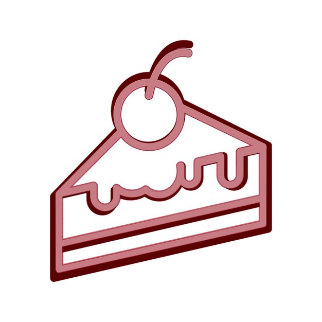 Vector illustration vector graphic of cake icon template