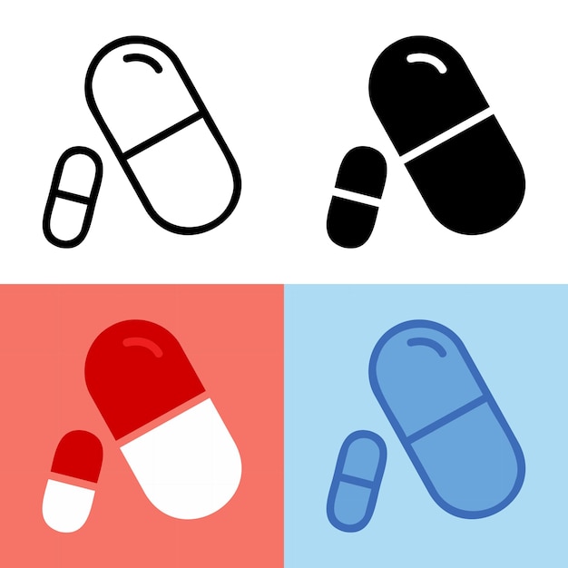 Illustration vector graphic of Capsule Icon Perfect for user interface new application etc