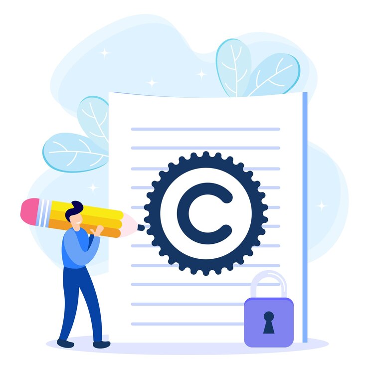 Vector illustration vector graphic cartoon character of law and justice