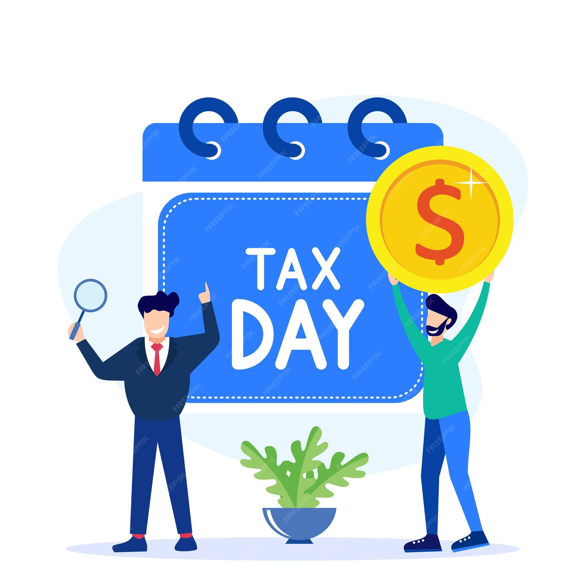 Premium Vector | Illustration vector graphic cartoon character of pay taxes