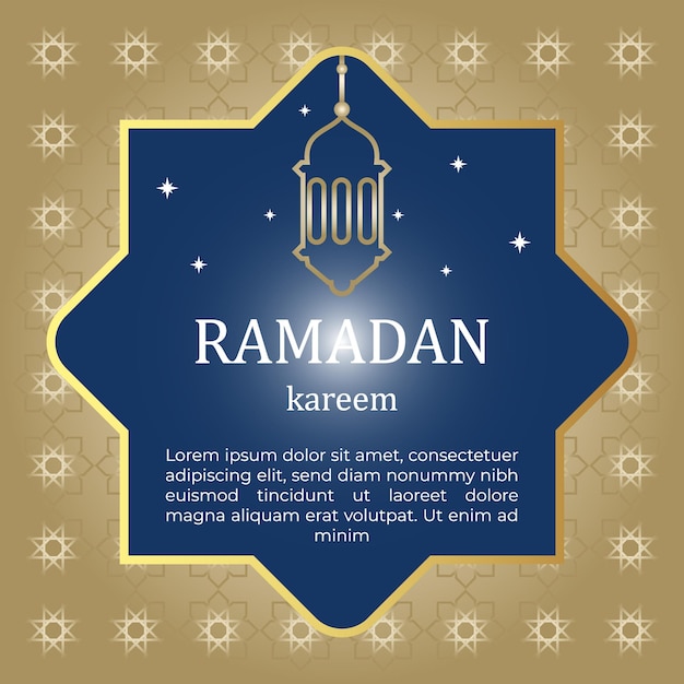 Illustration vector graphic cartoon character of ramadan kareem