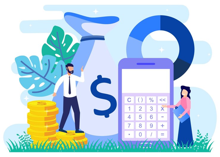 Vector illustration vector graphic cartoon character of stock trades