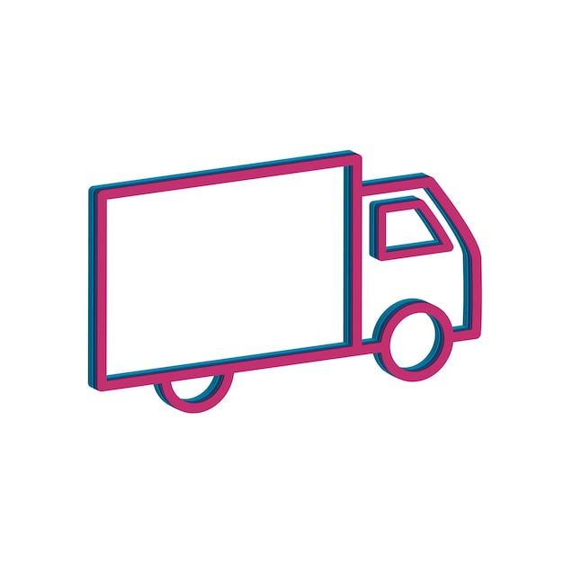 Illustration Vector graphic of delivery icon template