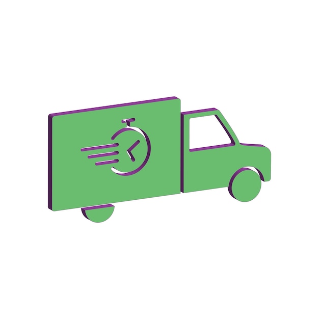 Illustration Vector graphic of delivery icon template
