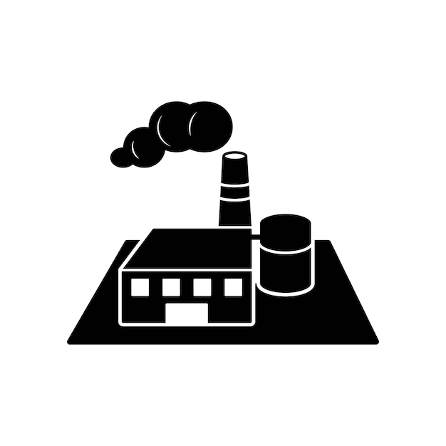 Illustration Vector Graphic of Factory icon