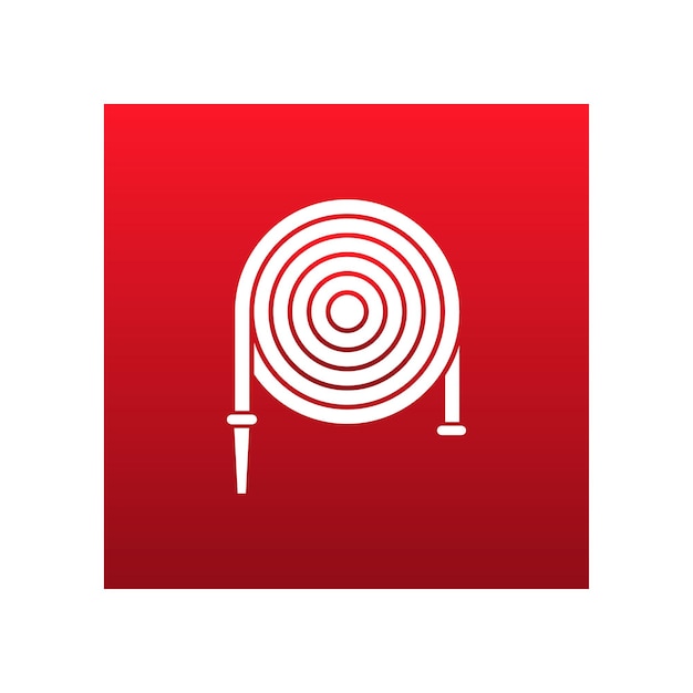 Illustration Vector Graphic of Fire Hose Reel icon