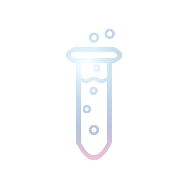 Illustration vector graphic of glass tube icon template