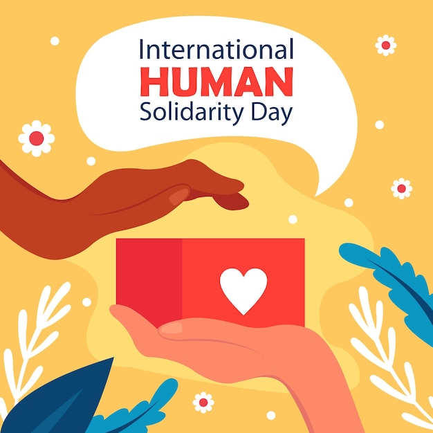 Vector illustration vector graphic of hand giving donation box to other hand perfect for international day