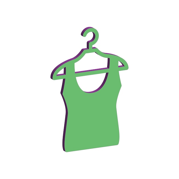 Vector illustration vector graphic of hanger icon template