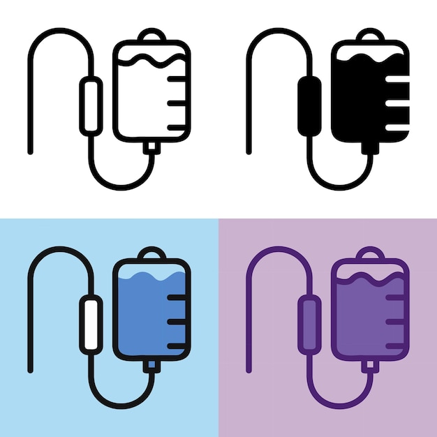 Illustration vector graphic of Infusion Icon Perfect for user interface new application etc
