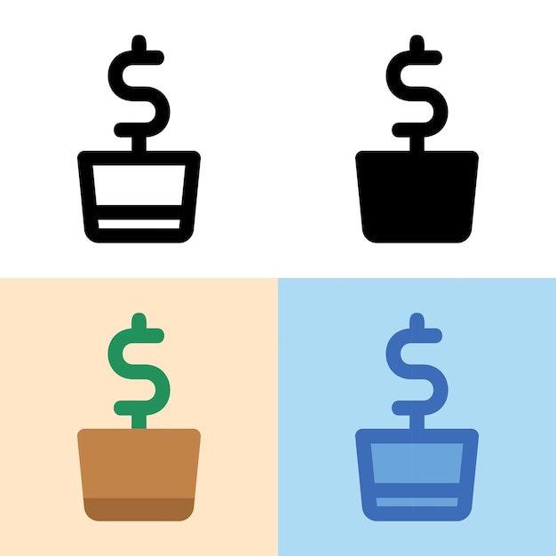 Illustration vector graphic of Investment Icon Perfect for user interface new application etc