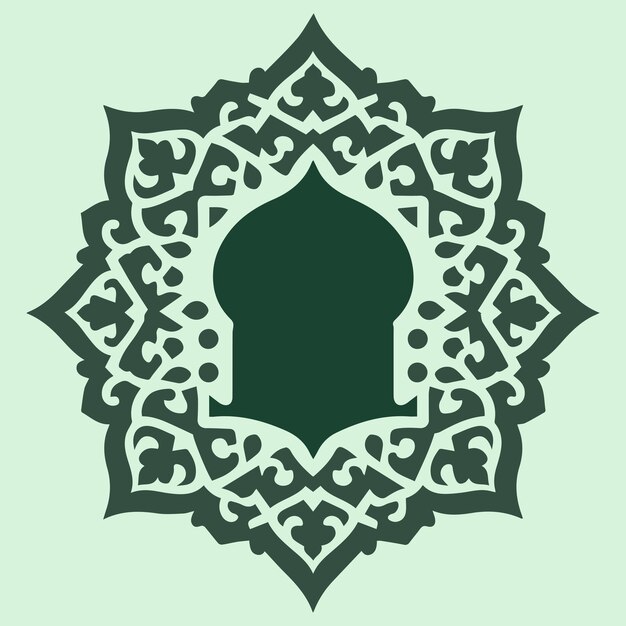 Illustration vector graphic of islamic pattern design