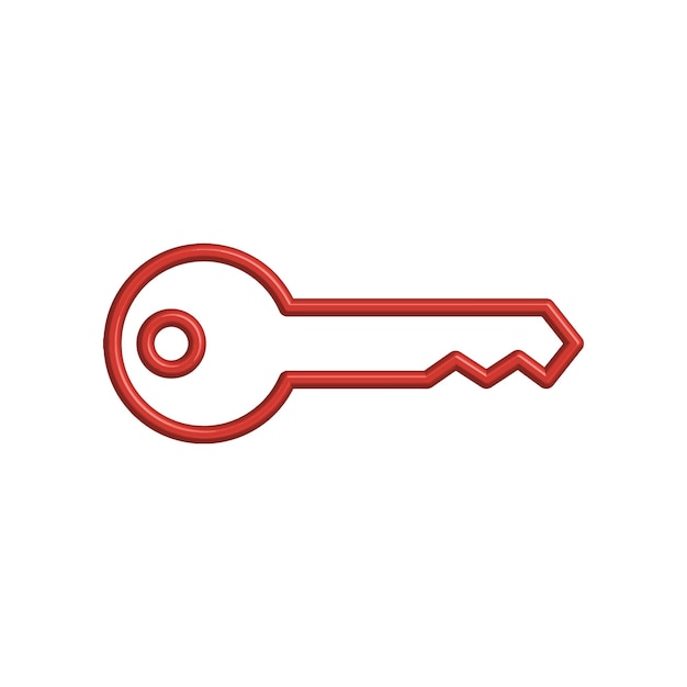 Illustration Vector graphic of key icon template
