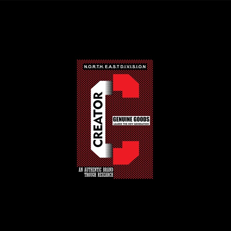 Vector illustration vector graphic of lettering perfect for tshirts design clothing hoodies etc